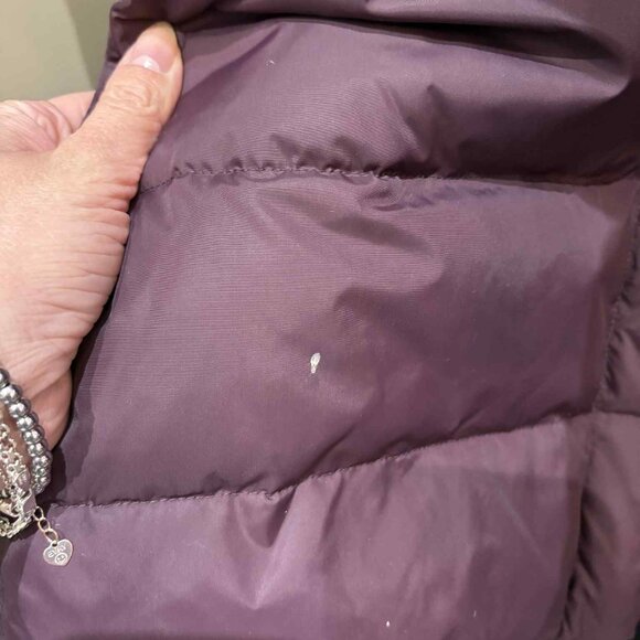 Eileen Fisher NWT Snap On Hooded Down Coat in Casis - Size 3X (Retails for $358) - Picture 5 of 5